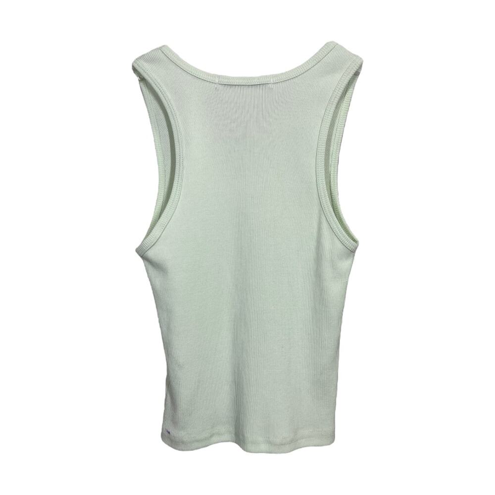 Daydreamer Records Ribbed Tank XS Green Mist Band Graphic Grunge Casual - Picture 3 of 6